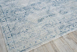 Exquisite Rugs Vintage Looms 5674 Light Blue/Blue Polyester powerloom 15' x 12' Area Rug