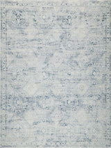 Exquisite Rugs Vintage Looms power loom Polyester 5674 Light Blue/Blue 10' x 8' Area Rug