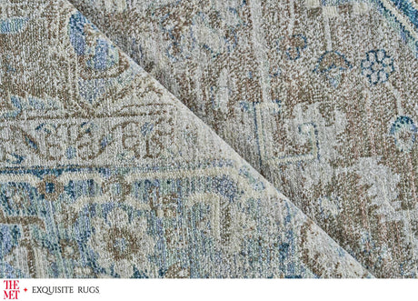 Exquisite The Met X Exquisite Rugs Vintage Looms Rust/Navy Area Rug 0.02'X1.0' Rug