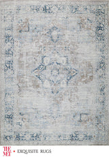 Exquisite Rugs The Met X Exquisite Rugs Vintage Looms 5676 Rust/Navy 8' x 10' Area Rug