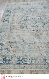 Exquisite The Met X Exquisite Rugs Vintage Looms Rust/Navy Area Rug 0.02'X8.0' Rug