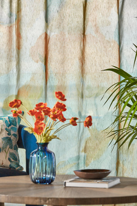 Harlequin Baked Terracotta Harlequin Sheers I Fabric