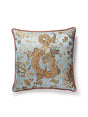 Scalamandre Dragon Tableau 22 X 22 - Copper Sky Decorative Pillow