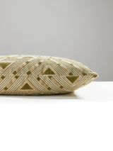 Scalamandre Kasai Velvet 22 X 22 - Aloe Decorative Pillow