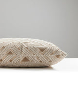 Scalamandre Kasai Velvet 22 X 22 - Sandstone Decorative Pillow