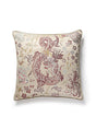 Scalamandre Dragon Tableau 22 X 22 - Winter Rose Decorative Pillow