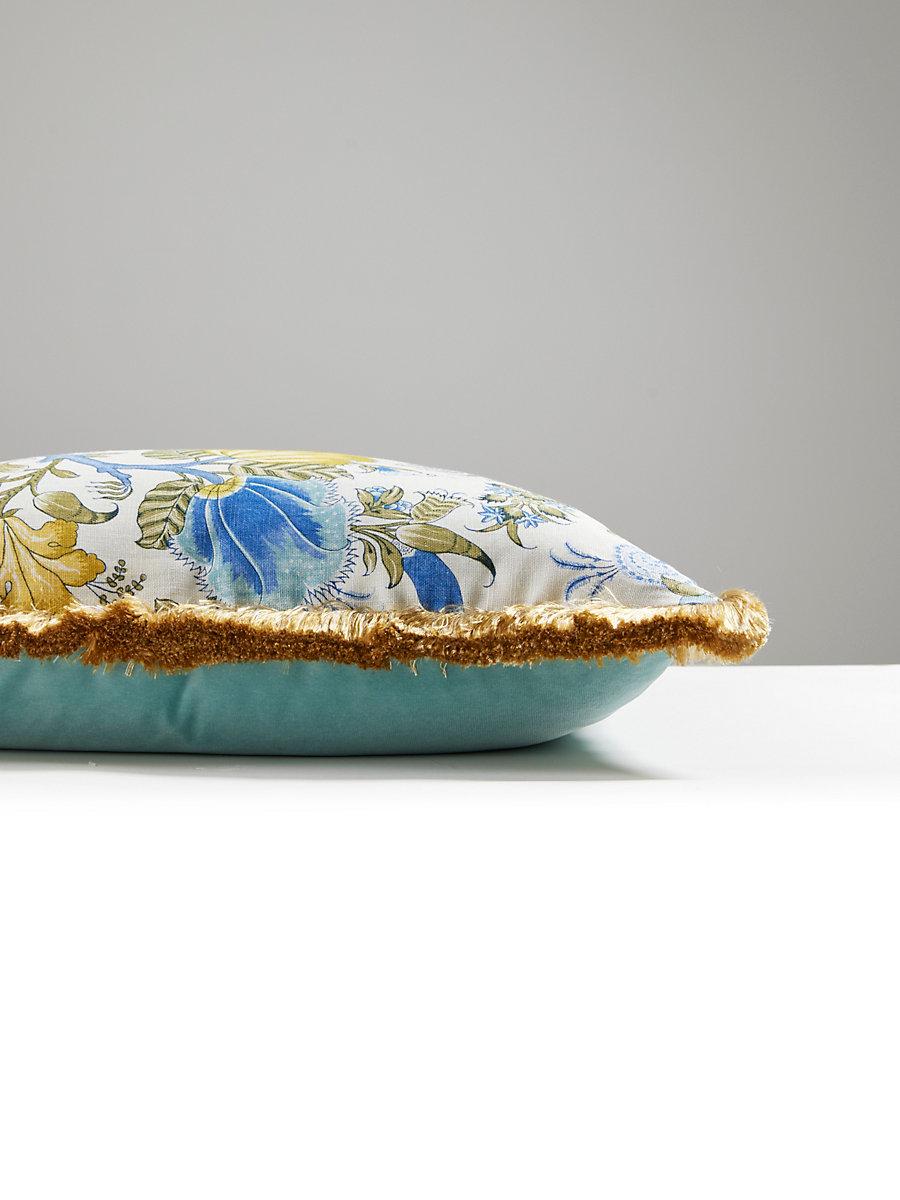 Scalamandre Met Palampore/Linley 24 X 24 - Sky And Sunlight Decorative Pillow