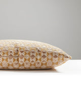 Scalamandre Parlor Velvet 22 X 22 - Butter Pecan Decorative Pillow