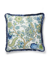 Scalamandre Met Palampore/Linley 24 X 24 - Aegean Decorative Pillow