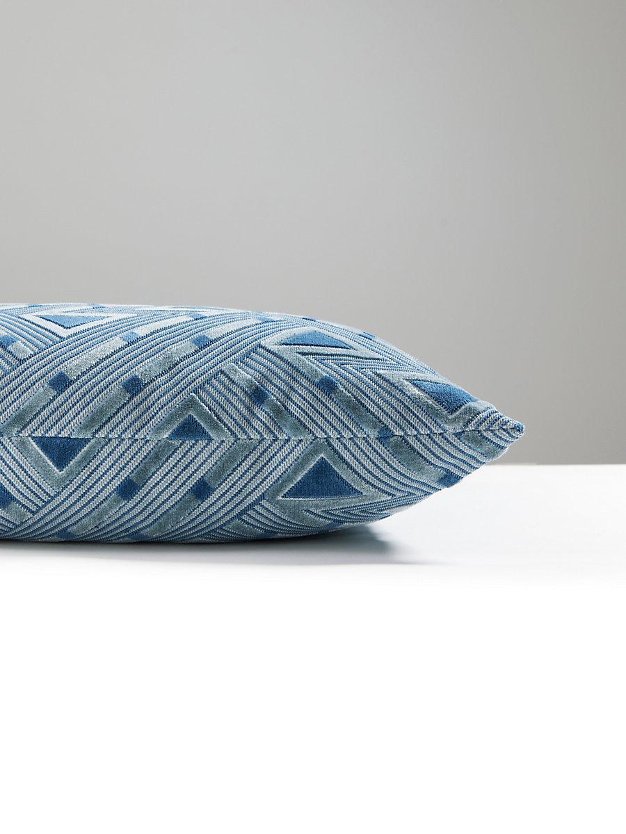 Scalamandre Kasai Velvet 22 X 22 - Slipstream Decorative Pillow