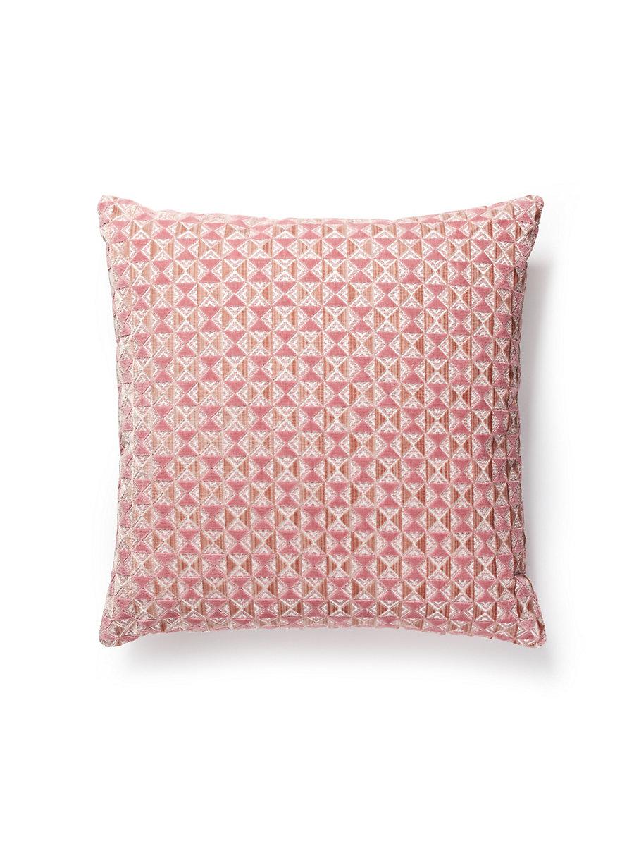 Scalamandre Parlor Velvet 22 X 22 - Sorbet Decorative Pillow