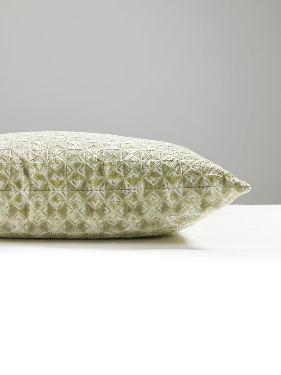 Scalamandre Parlor Velvet 22 X 22 - Pistachio Decorative Pillow