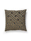 Scalamandre Kasai Velvet 22 X 22 - Dark Walnut Decorative Pillow