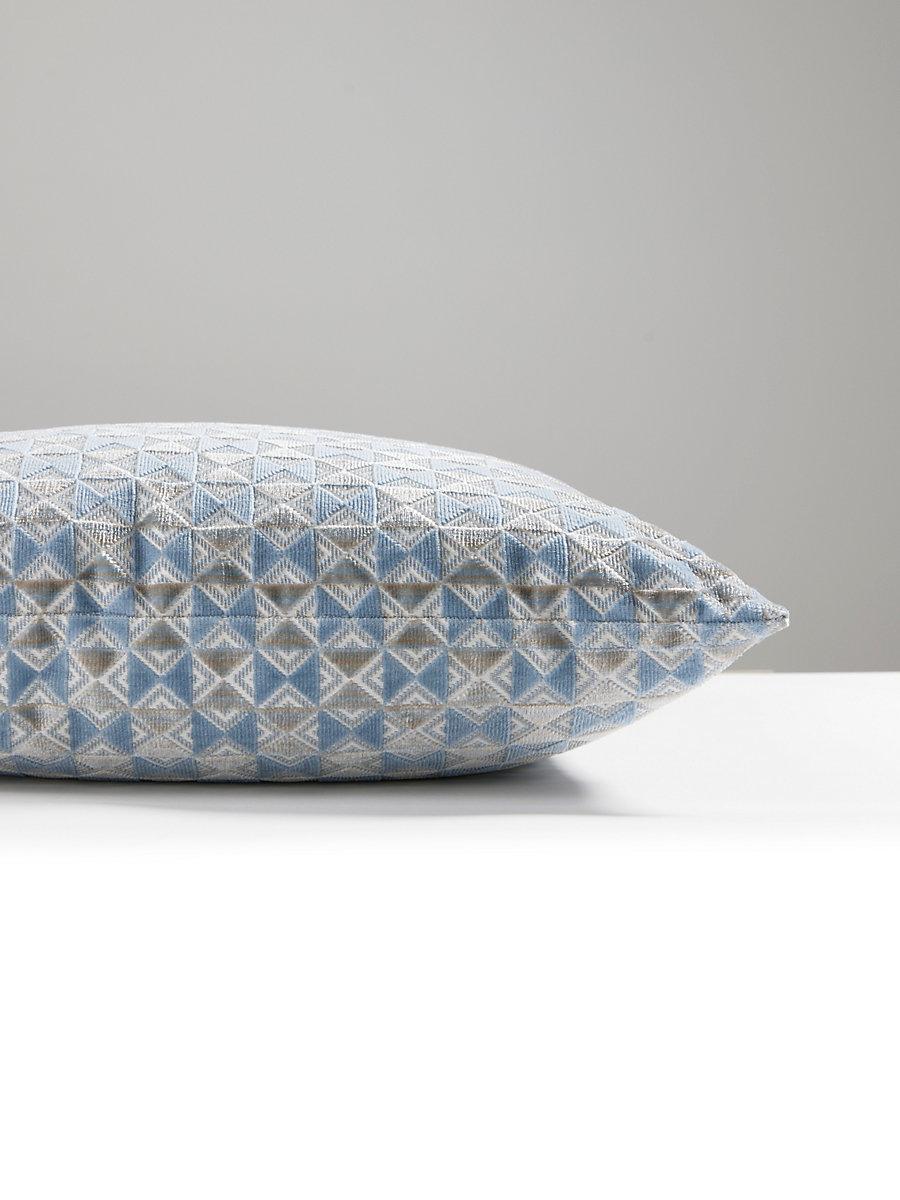 Scalamandre Parlor Velvet 22 X 22 - Bluebell Decorative Pillow