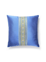 Scalamandre Amarna/Olympia Taffeta 22 X 22 - Nile Blue / Azure Decorative Pillow