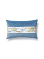 Scalamandre Reine/Linley 22 X 14 - Gold And Blue / Soldier Blue Decorative Pillow