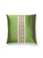 Scalamandre Amarna/Olympia Taffeta 22 X 22 - Multi / Vine Decorative Pillow