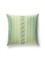 Scalamandre Paisley/Shirred Stripe 22 X 22 - Meadow / Bonsai Decorative Pillow