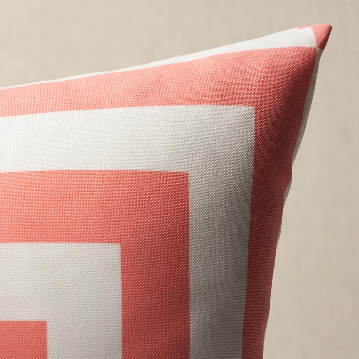 Schumacher Coral 20" x 20" Roxbury I/O Pillow
