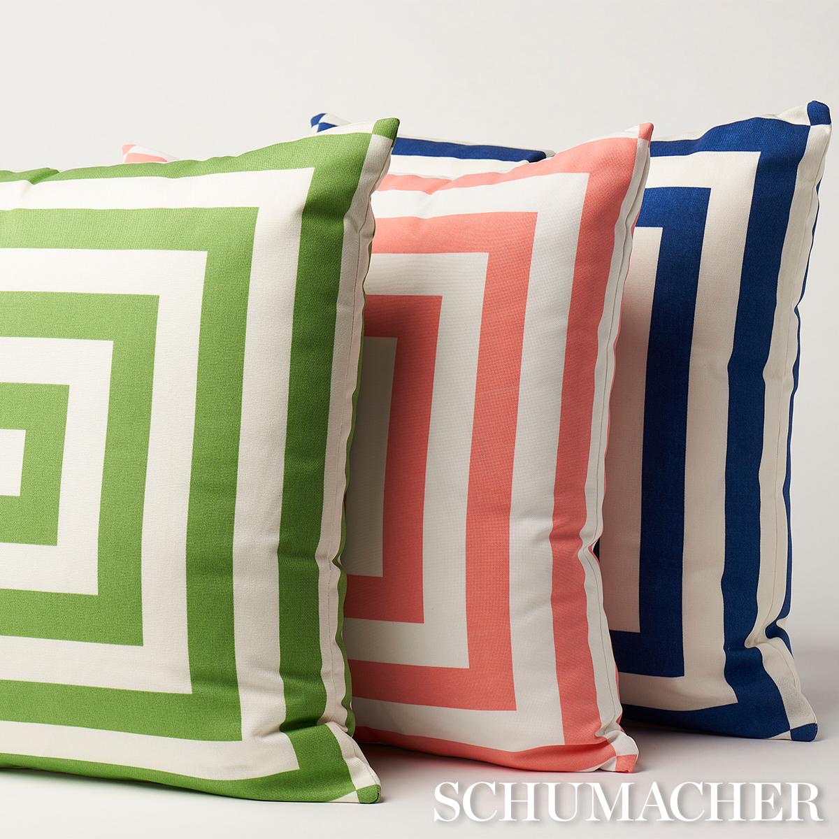Schumacher Coral 20" x 20" Roxbury I/O Pillow