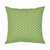 Schumacher Green 16" x 16" Queen B I/O Pillow