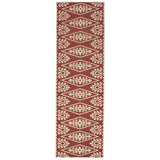 Schumacher Rust 3' x 10' Seema Indoor/Outdoor Rug