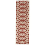 Schumacher Seema Indoor/Outdoor Rust 10' x 3' Rug