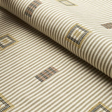 Schumacher Ribbon Ii Oregano Fabric