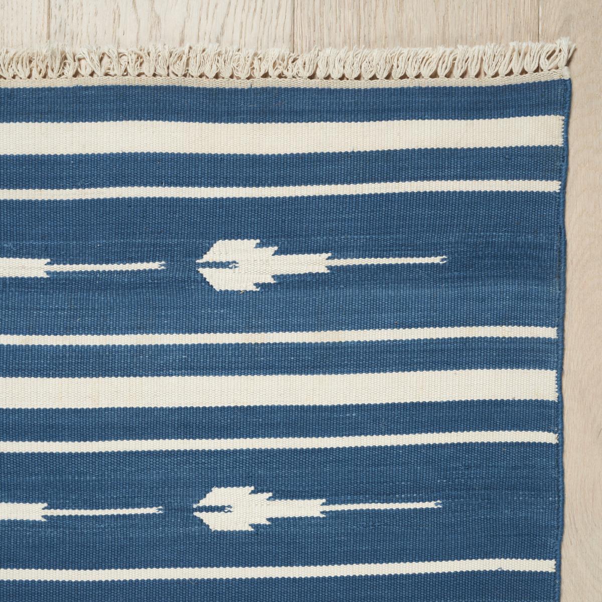 Schumacher Indigo 12' x 9' Narragansett Rug