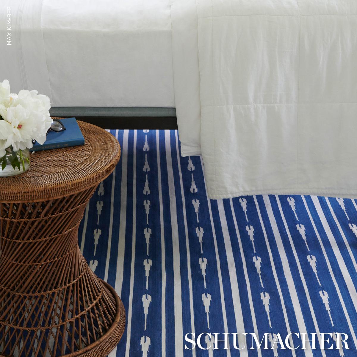 Schumacher Indigo 12' x 9' Narragansett Rug