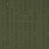 Schumacher Beau Cotton Linen Moire Olive Fabric