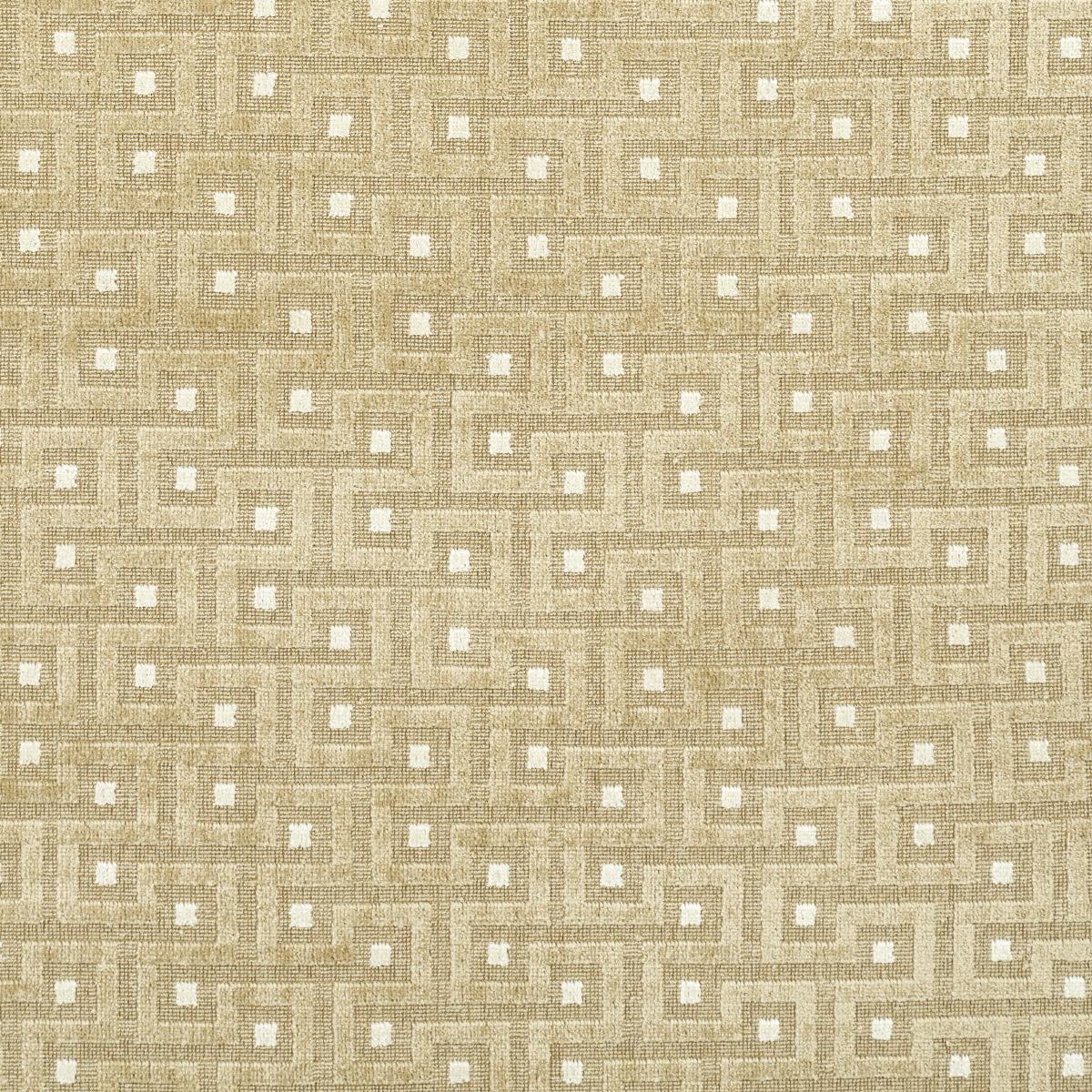 Schumacher Lalano Linen Velvet Gold Patina Fabric