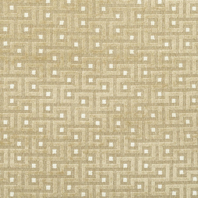 Schumacher Lalano Linen Velvet Gold Patina Fabric