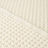Schumacher Walden Wool Texture Ivory Fabric