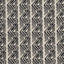 Schumacher Venetian Zig Zag Block Print Black On Natural Fabric
