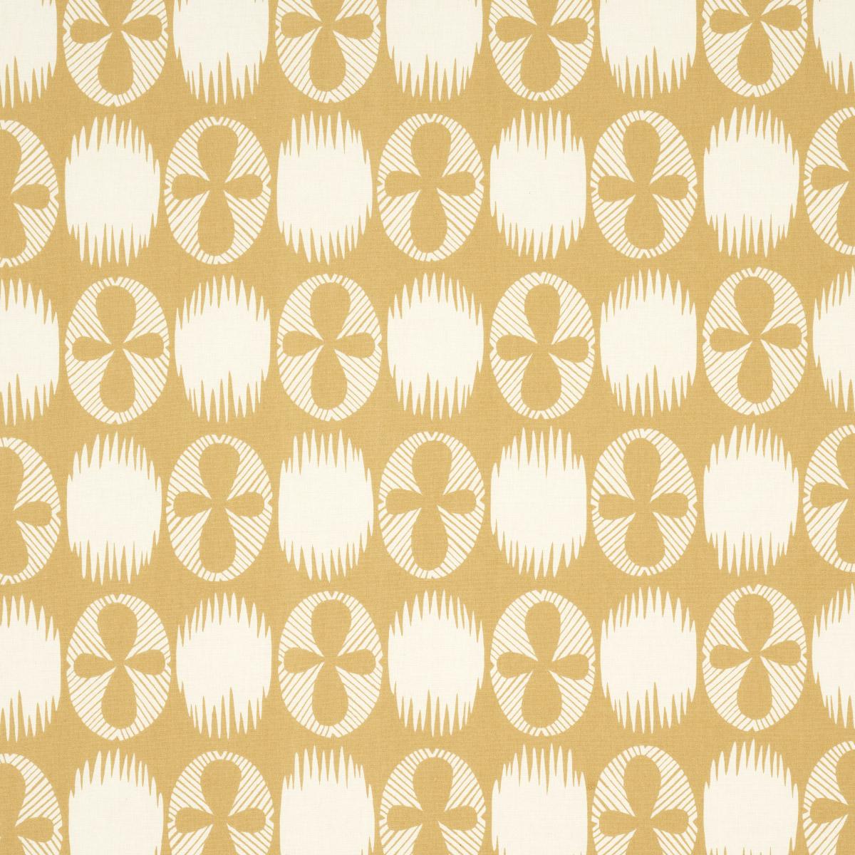 Schumacher Lunaria Ochre Fabric