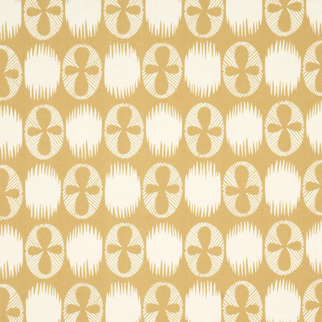 Schumacher Lunaria Ochre Fabric