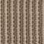 Schumacher Dagger Stripe Brown On Natural Fabric