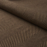Schumacher Milo Wool Herringbone Espresso Fabric