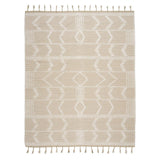 Schumacher Sand 12' x 9' Malta French Knot Rug