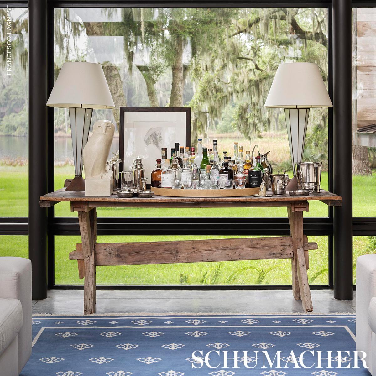 Schumacher Indigo 14' x 10' Amagansett Rug