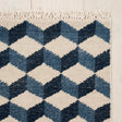 Schumacher Pompeii Hand-Knotted Blues 8' x 2.5' Rug