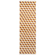 Schumacher Yellow & Red 2'6" x 8' Pompeii Hand-Knotted Rug