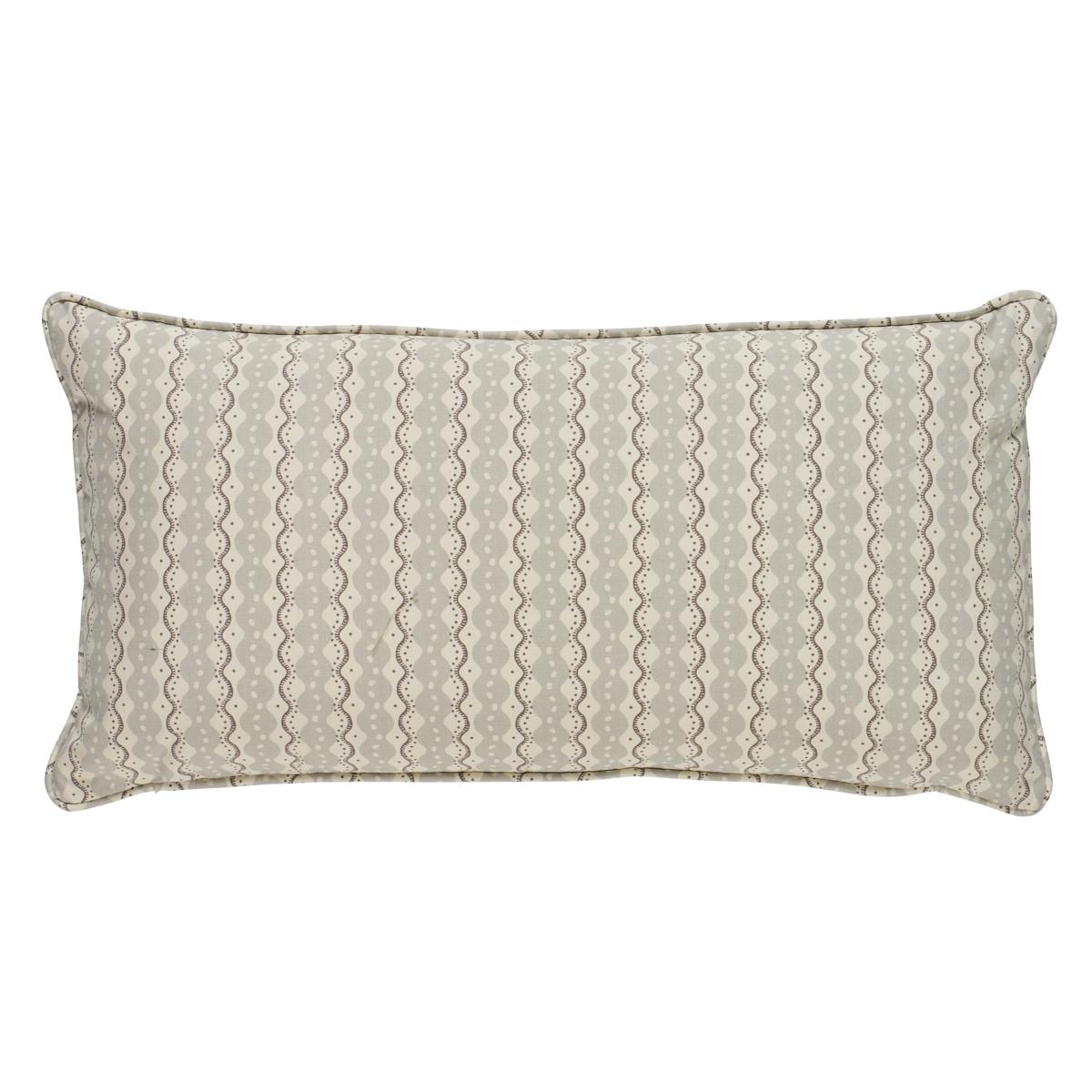 Schumacher Pumice 24" x 12" Centipede Stripe Pillow