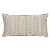 Schumacher Pumice 24" x 12" Centipede Stripe Pillow