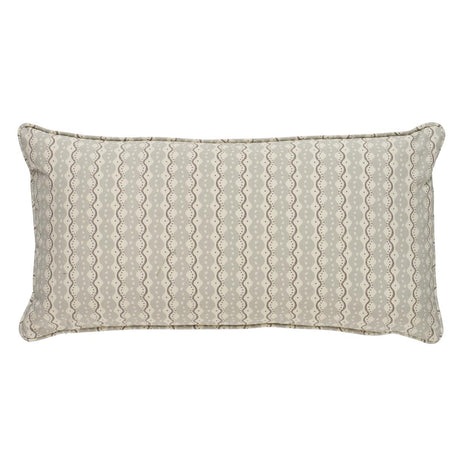 Schumacher Pumice 24" x 12" Centipede Stripe Pillow