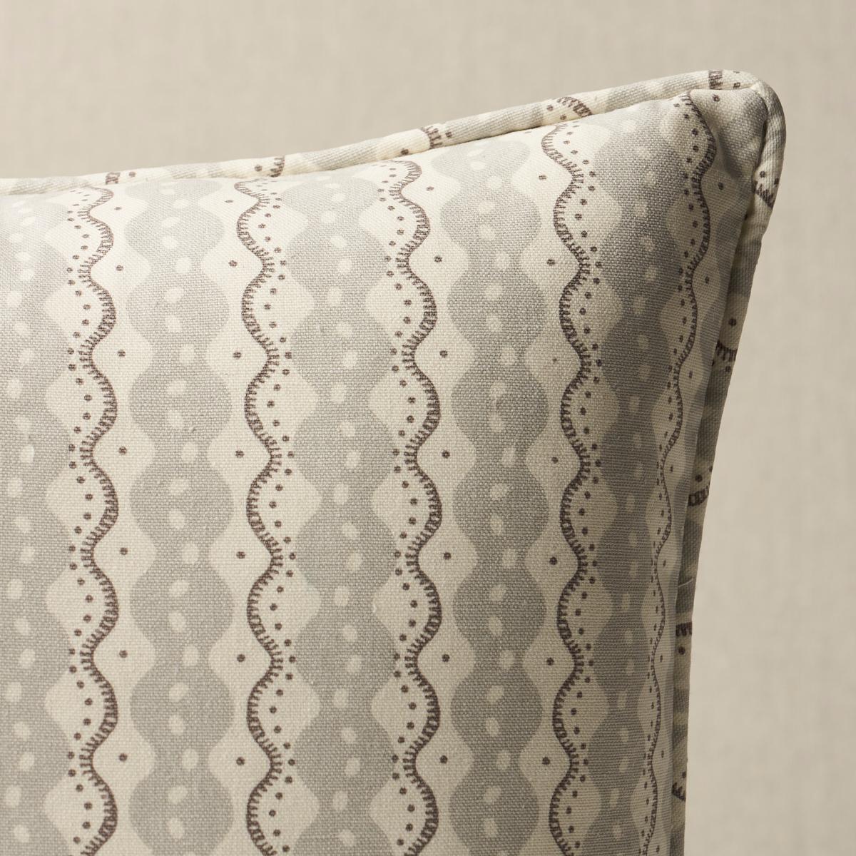 Schumacher Pumice 24" x 12" Centipede Stripe Pillow