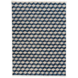 Schumacher Blues 5' x 7' Pompeii Hand-Knotted Rug