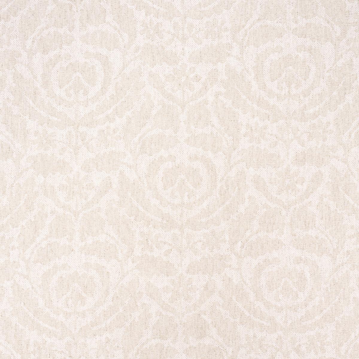 Schumacher Flora Cashmere Damask Natural Fabric