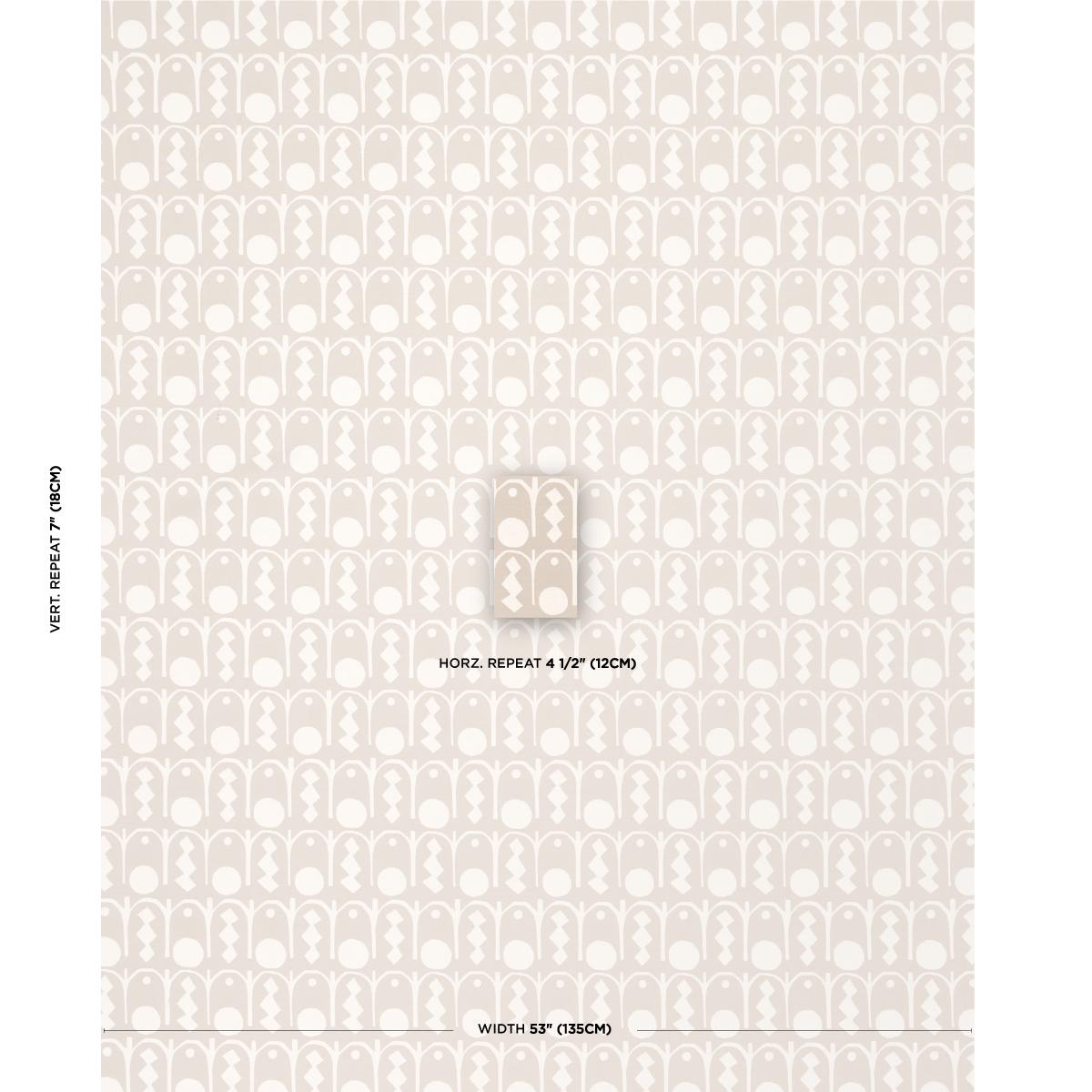 Schumacher Downtown Natural Fabric